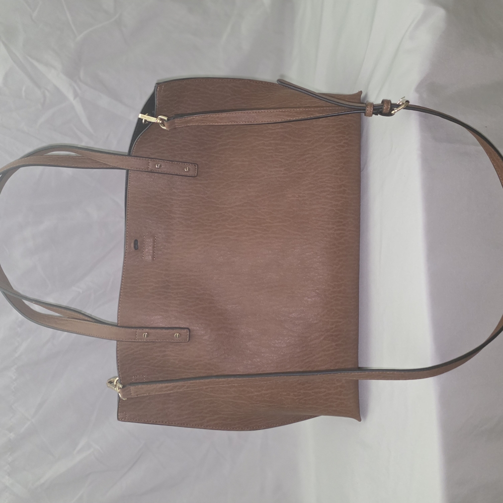 Calvin Klein Brown Tote Bag with Structured Design